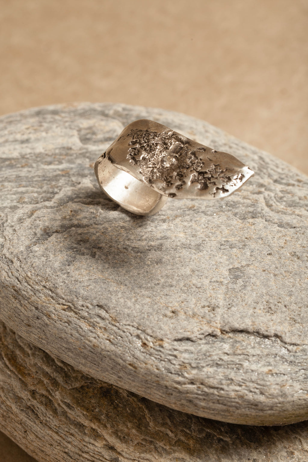 Stone Textured Ring